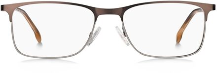 Hugo Boss 11861 Otac Metalen Rechthoekige Bril - maat Bruin