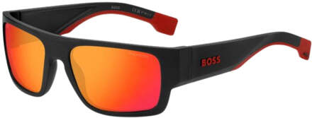 Hugo Boss 1498/S BLX 4F zwarte zonnebril
