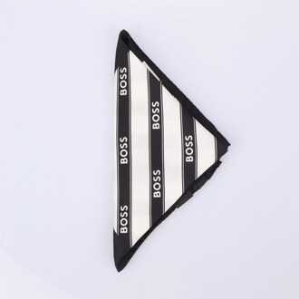 Hugo Boss Accessories Hugo Boss Pocket Square in Black Zwart