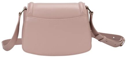 Hugo Boss Ariell Leren Zadeltas (Beige) - One Size