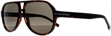 Hugo Boss Aviator Heren Donker Havana Grijs BOSS 1507/S Bruin - One Size