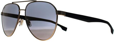 Hugo Boss Aviator Heren Goud Zwart Goud Spiegel BOSS 1485/S - One Size