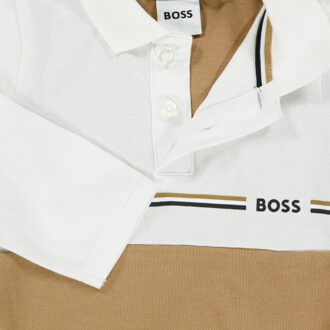 Hugo Boss Baby jongens polo in Camel - 98