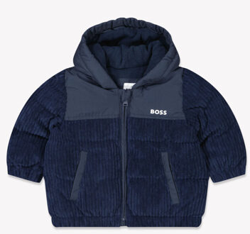 Hugo Boss Baby jongens winterjas in Blauw - 68