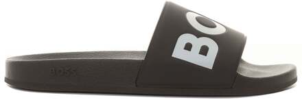 Hugo Boss Black BOSS Black Aryeh_slid_rblg Slipper Zwart - EU 39/ UK 6