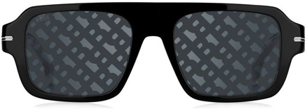 Hugo Boss Black/Grey Sunglasses Hugo Boss , Black , Heren - 53 MM