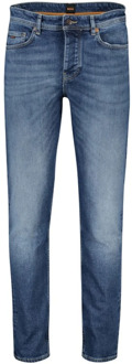 Hugo Boss Blauwe Denim 5-Pocket Jeans Hugo Boss , Blue , Heren - W36 L34,W38 L32,W31 L32,W34 L34,W34 L32,W34 L36,W32 L32,W38 L34