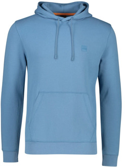 Hugo Boss Blauwe hoodie met capuchon Hugo Boss , Blue , Heren - 2Xl,Xl,L,M,3Xl