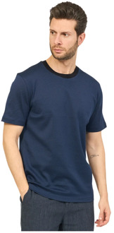Hugo Boss Blauwe T-shirts en Polos Collectie Hugo Boss , Blue , Heren - 2Xl,Xl,M,S