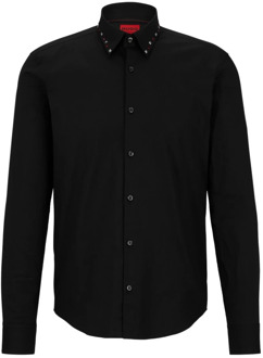 Hugo Boss Blouses Shirts Hugo Boss , Black , Heren - 2Xl,Xl,L,M,S