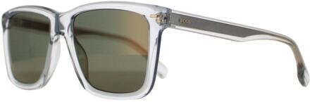 Hugo Boss BOSS 1317/S KB7 CW transparant grijs groen goud spiegel zonnebril - maat
