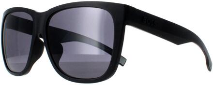 Hugo Boss BOSS 1453/F/S O6W matzwart grijze donkergrijze zonnebril - One Size