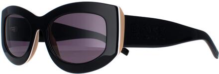 Hugo Boss BOSS 1455/N/S SDK IR zwart donkergrijs zonnebril