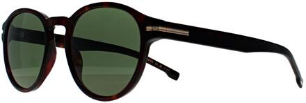 Hugo Boss BOSS 1506/S 086 QT havana groene zonnebril Bruin - One Size