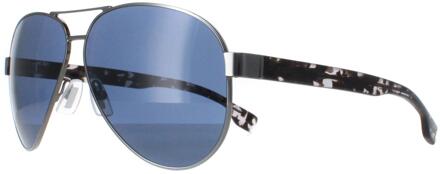Hugo Boss BOSS 1560/O/S 6LB ruthenium blauw zonnebril - maat Grijs