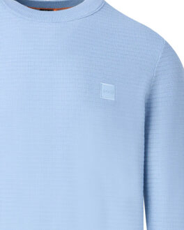 Hugo Boss Boss casual anion trui ronde hals Blauw - XXL