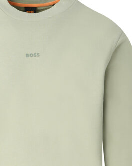 Hugo Boss Boss casual wesmallcrew sweatshirt Groen - XL