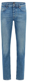 Hugo Boss Boss tapered fit jeans Hugo Boss , Blue , Heren - W31 L34,W36 L34,W38 L34,W34 L34,W35 L34,W30 L34