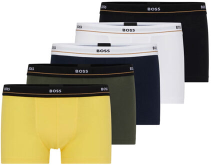 Hugo Boss boxershorts 5-pack multi color Geel