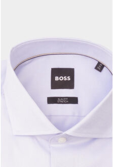 Hugo Boss Business hemd lange mouw h-hank-spread-c1-222 10245426 50491976/450 - maat 37 (S) Blauw