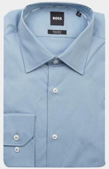 Hugo Boss Business hemd lange mouw h-joe-kent-c1-214 10219212 02 50479577/460 Groen - 38 (S)