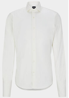 Hugo Boss Business hemd lange mouw h-joe-spread-dc-214 10245426 50491977/101 Beige - 44 (XL)