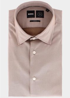 Hugo Boss Business hemd lange mouw p-hank-kent-c1-222 10241343 0 50503356/217 Bruin - 43 (XL)