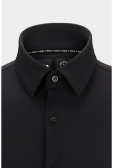 Hugo Boss Business hemd lange mouw p-hank-s-kent-c1-222 10248739 50503554/001 Zwart - 41 (L)