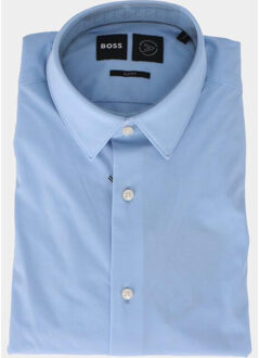 Hugo Boss Business hemd lange mouw p-hank-s-kent-c1-222 10248739 50503554/450 - maat 40 (M) Blauw