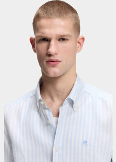 Hugo Boss Casual hemd lange mouw h-liam-bd-e-c1-261 10279014 0 50560595/450 - maat XL Blauw