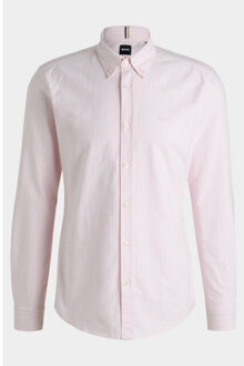 Hugo Boss Casual hemd lange mouw h-roan-bd-e-c1-243 10261880 0 50520275/688 Roze