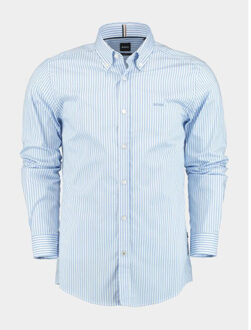 Hugo Boss Casual hemd lange mouw h-roan-bd-e-c1-243 10262111 0 50520285/450 Blauw