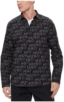 Hugo Boss Casual Shirts Hugo Boss , Multicolor , Heren - Xl,M,Xs