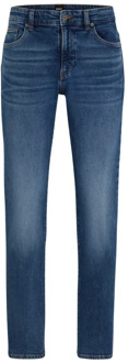 Hugo Boss Casual Straight Cut Jeans Hugo Boss , Blue , Heren - W42,W36,W38,W29,W35,W32,W40,W31,W33,W30