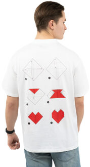 Hugo Boss Daentin t-shirt - maat L Wit