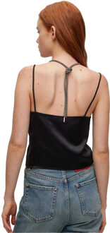 Hugo Boss Dames/Dames Crystali-1 Top (Zwart)