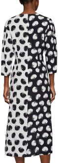 Hugo Boss Dames/Dames Danotta Wikkeljurk (Zwart, Wit) - maat