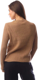 Hugo Boss Dames/Dames Falodiene Gebreide Trui Top (Beige) - L