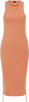 Hugo Boss Dames/Dames Nerana Logo Jurk (Oranje)