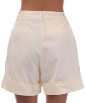 Hugo Boss Dames/Dames Tasandria-D Korte Broek Met Wijde Pijpen (Wit) - EU 36 / UK 8