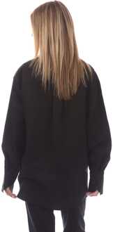 Hugo Boss Dames Hugo Boss Beina Blouse in Zwart - maat