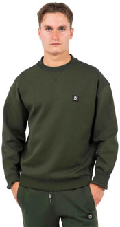 Hugo Boss Dargen crew hoodie - maat S Groen