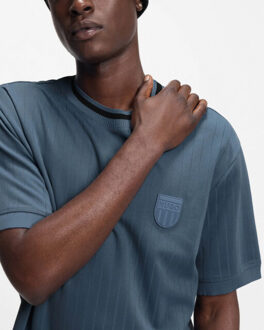 Hugo Boss Davros t-shirt Blauw - M