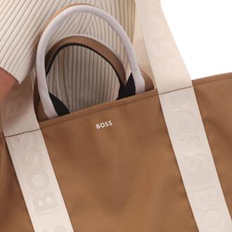 Hugo Boss Deva Shopper Tas (Beige) - maat
