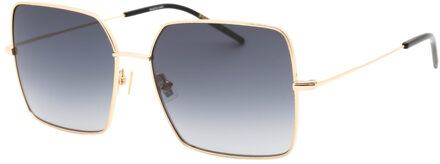 Hugo Boss donkergrijze SF-lens roségouden zonnebril - maat