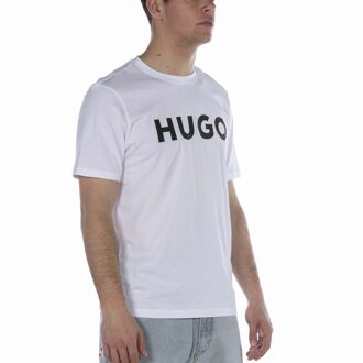 HUGO Boss Dulivio Wit T-Shirt Zwart/wit - XS