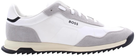 Hugo Boss Eagon Sneaker Hugo Boss , White , Heren - 45 Eu,44 Eu,42 Eu,43 Eu,41 EU