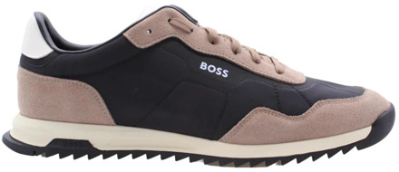 Hugo Boss Earvin Sneaker - Stijlvol en Comfortabel Hugo Boss , Black , Heren - 43 Eu,46 Eu,41 EU