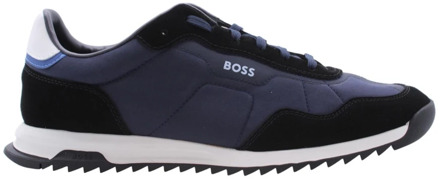 Hugo Boss Eazonos Sneaker - Stijlvol en Comfortabel Hugo Boss , Blue , Heren - 43 EU