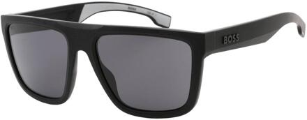 Hugo Boss Effen zonnebril (Zwart/Grijs) - maat